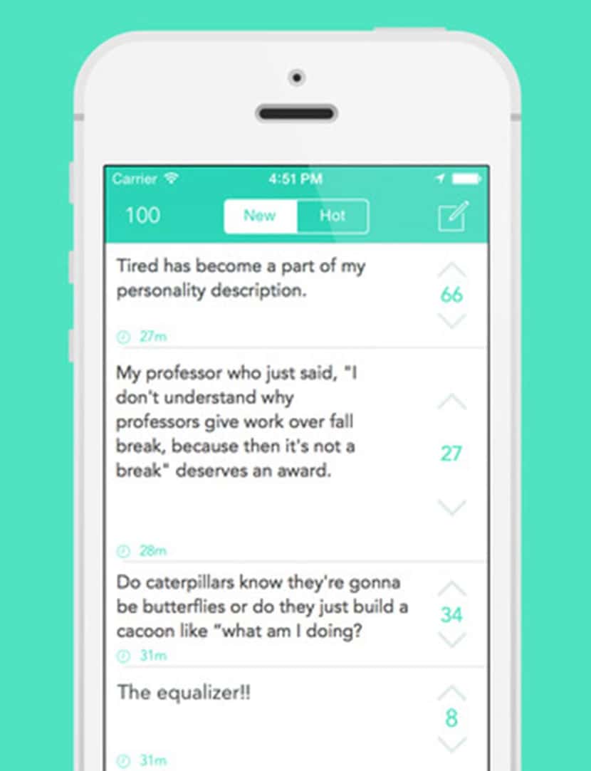 
Yik Yak allows college students to anonymously post messages about their anxieties,...