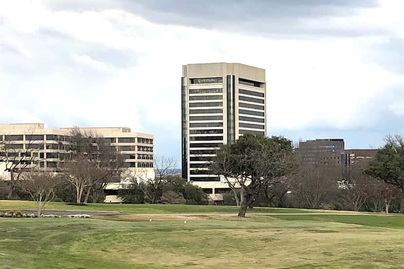 The Point at Las Colinas overlooks the Las Colinas Country Club.