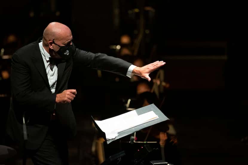 Emmanuel Villaume conducts the Dallas Opera Orchestra, with mezzo-soprano Joyce DiDonato, at...