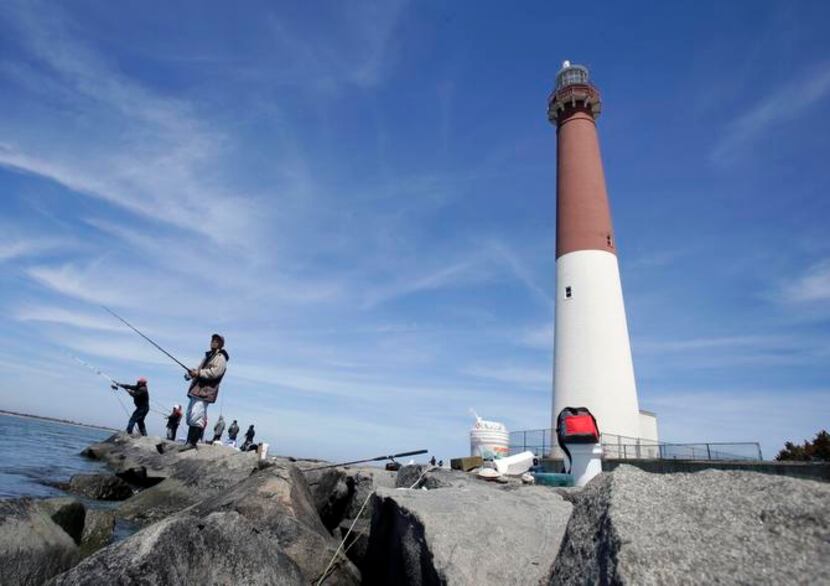 
The Jersey shore is full of spots for fishing or crabbing, including Barnegat Lighthouse on...