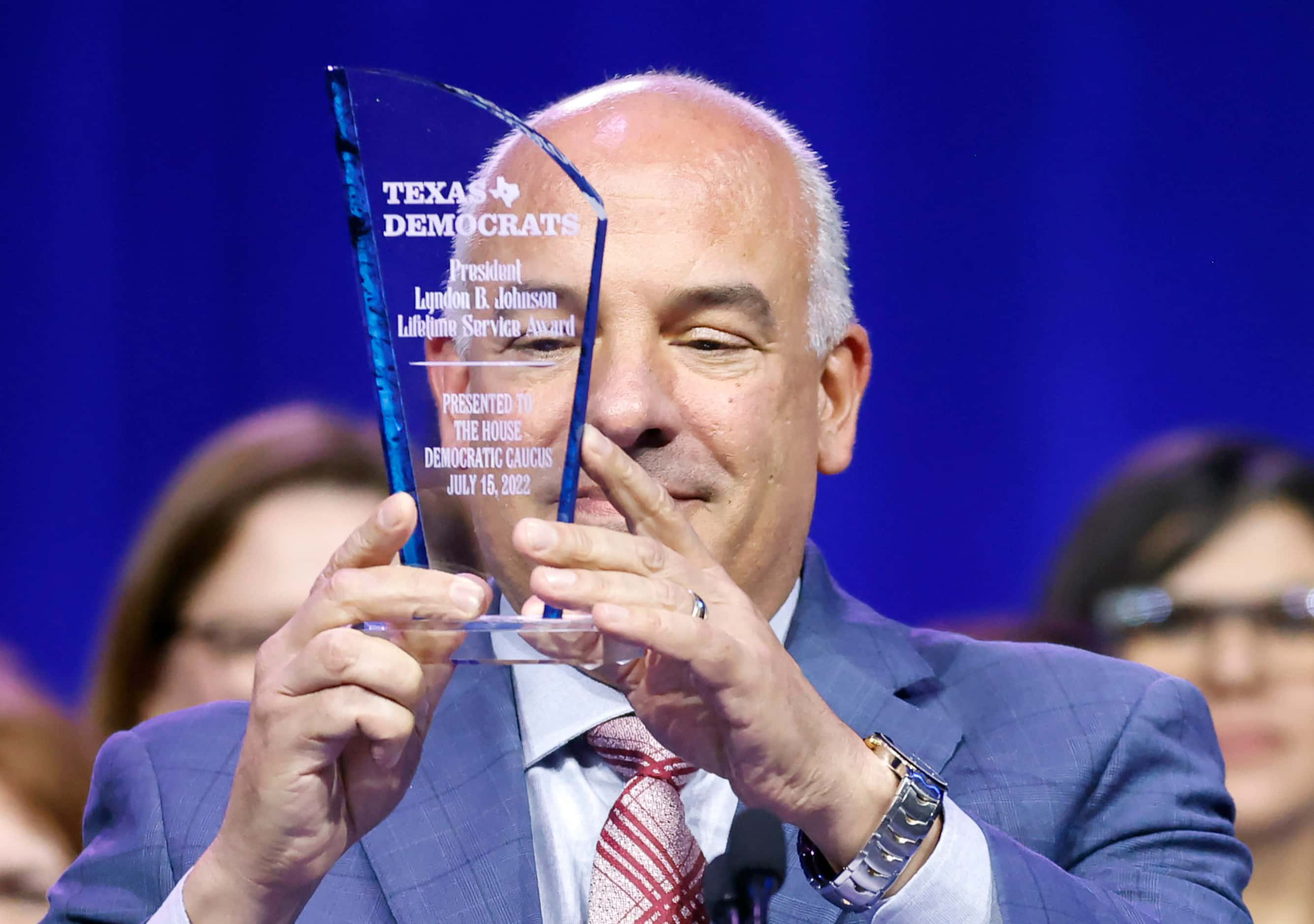 Texas House Democratic Caucus Chair Chris Turner was recognized with the Texas Democrats...