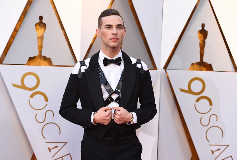 Adam Rippon -- nope, not an actor! -- arrives at the Oscars on Sunday, March 4, 2018, at the...