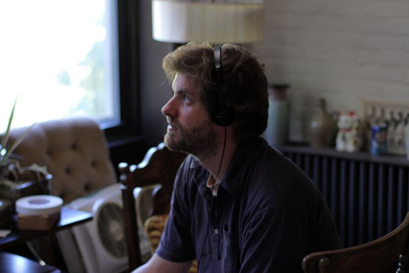  John Magary  on the set of The Mend.