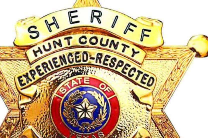 File image of Hunt County Sheriff's Department badge.
