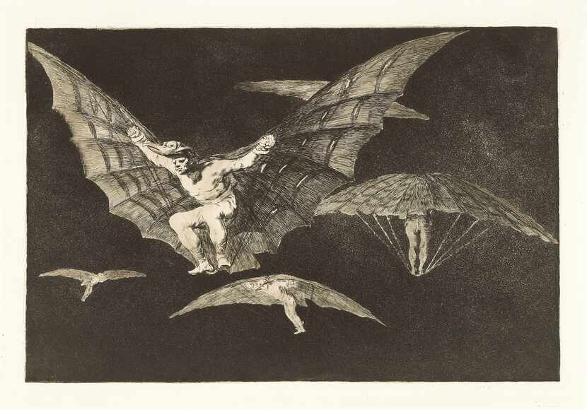 Francisco de Goya y Lucientes (Spanish, 1746-1828). Los Disparates. A Way of Flying. Plate...