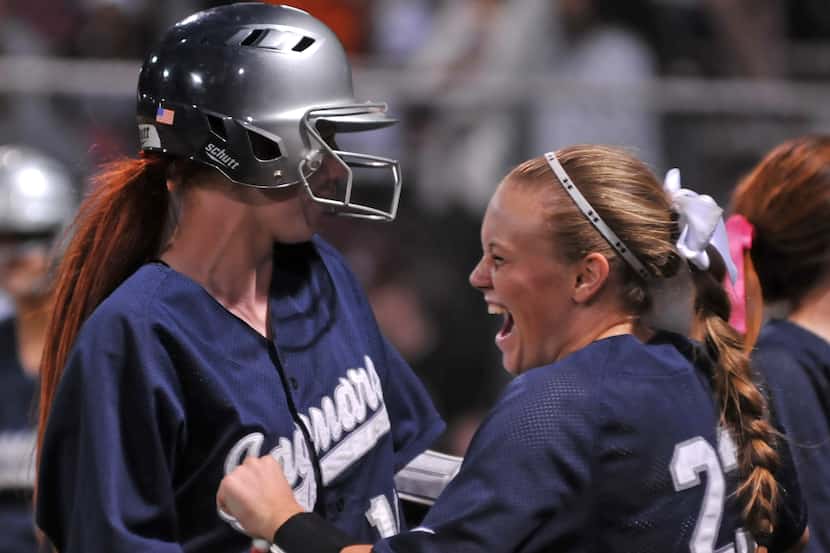 Flower Mound's softball team, pictured here in an April 4 win over Lewisville, has the No. 1...