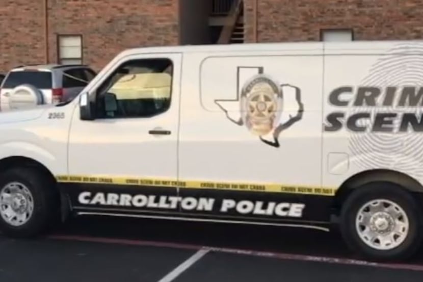 File photo of a Carrollton police crime scene van.