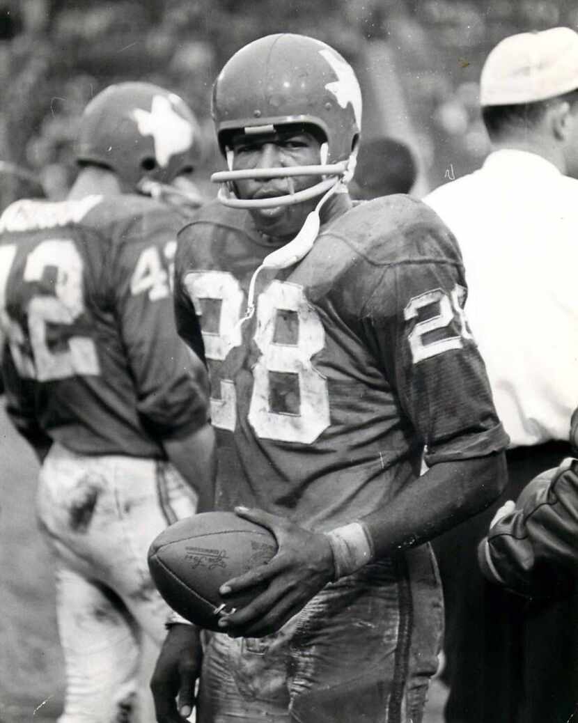 Abner Haynes of the Dallas Texans, during a Texans' home game at the Cotton Bowl.