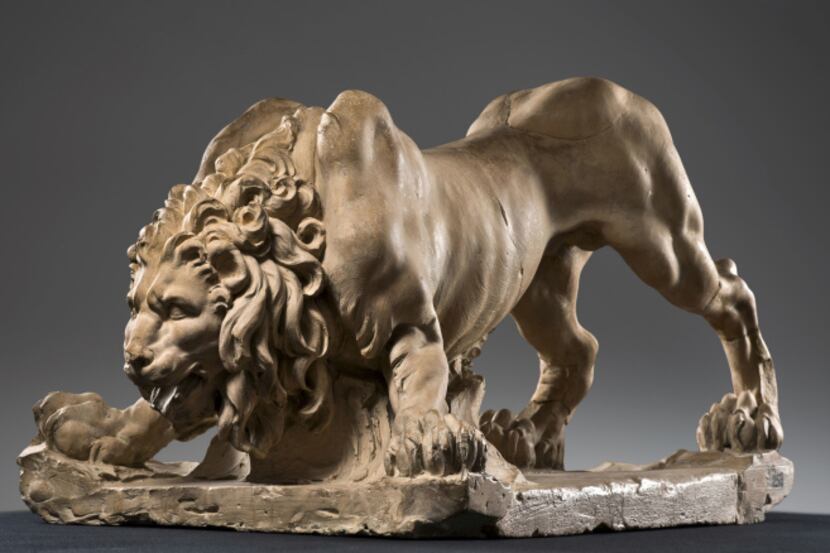 Model for the Lion on the Four Rivers Fountain, circa 1649-50, terracotta, Gian Lorenzo...