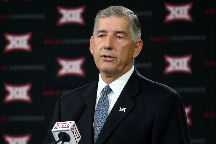 Big 12 Commissioner Bob Bowlsby will continue as Big 12 commissioner through 2025. (Rose...