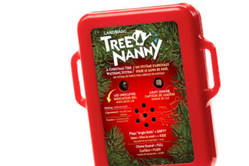When the tree needs water, TreeNanny plays Jingle Bells every 10 minutes until water is added.