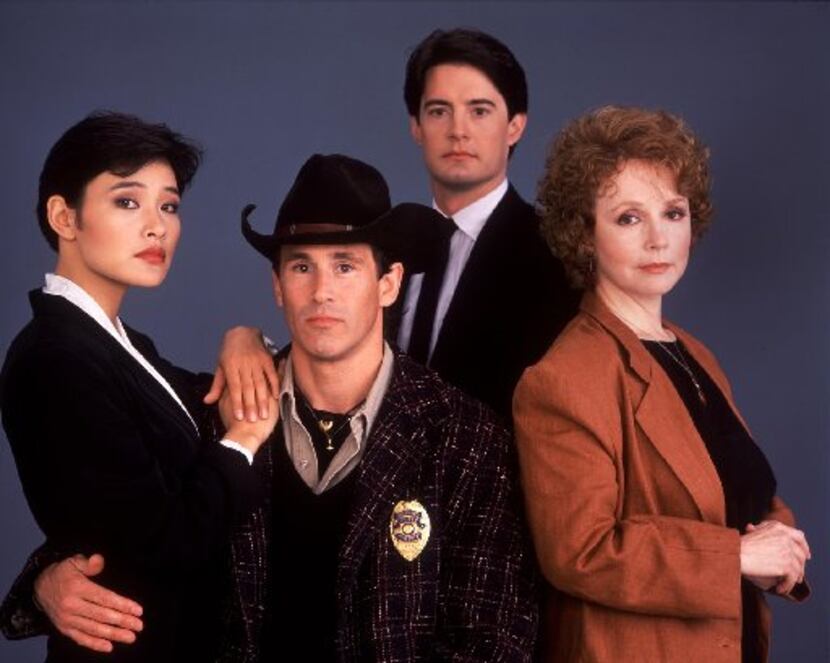 That was then: Joan Chen, Michael Ontkean, Kyle MacLachlan and Piper Laurie starred in the...