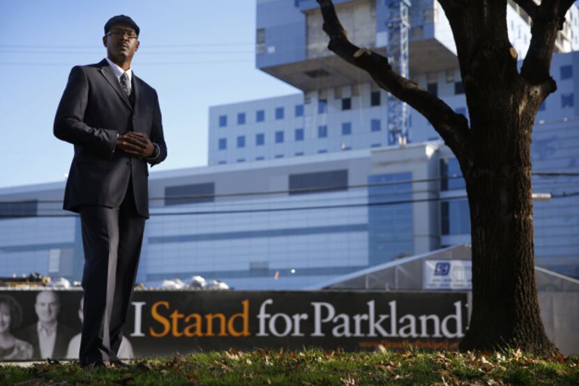 Former Parkland employee Levie Smith Jr. once stood for Parkland Memorial Hospital, but he...
