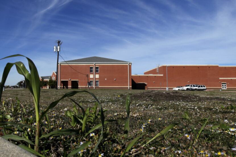 The open field next to Lovejoy High School is where the new wing for the high school would...