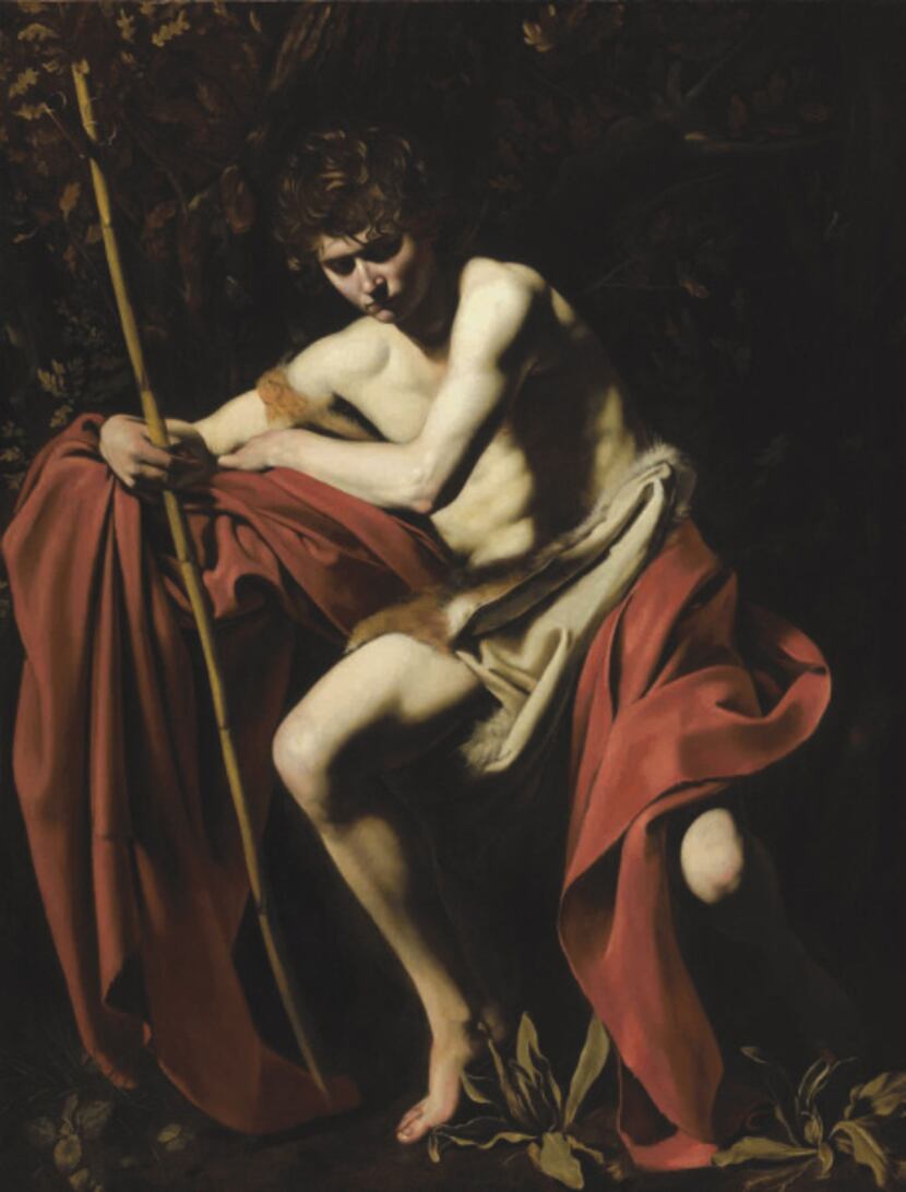 Saint John the Baptist in the Wilderness, 1604-5, oil on canvas by Caravaggio