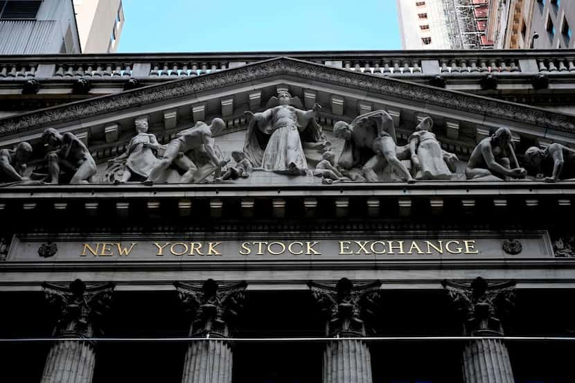 The New York Stock Exchange (NYSE) on August 15, 2019 at Wall Street in New York City. -...