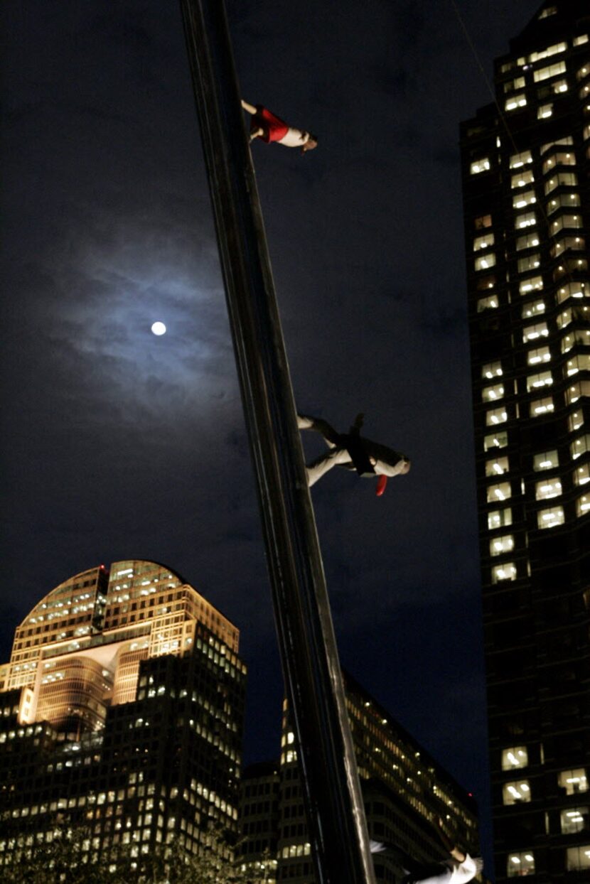 Walking to the Sky at night in 2005