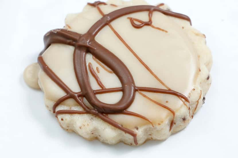 Frosted Cold Brew Shortbread cookie by Beth Pontaniec 