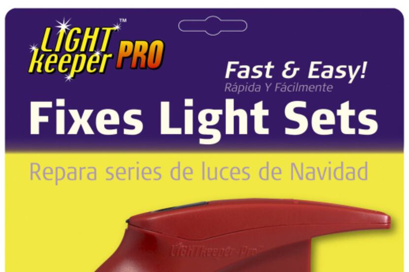 The LightKeeper Pro detects  problems in holiday lights and clears  shunts in defective...