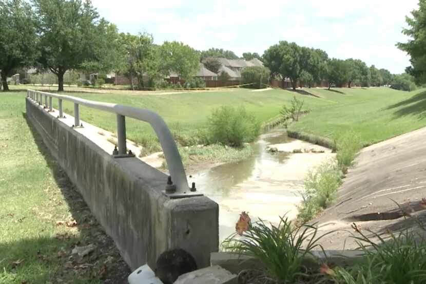 A woman's body was found near Spring Creek in Plano on Saturday morning.