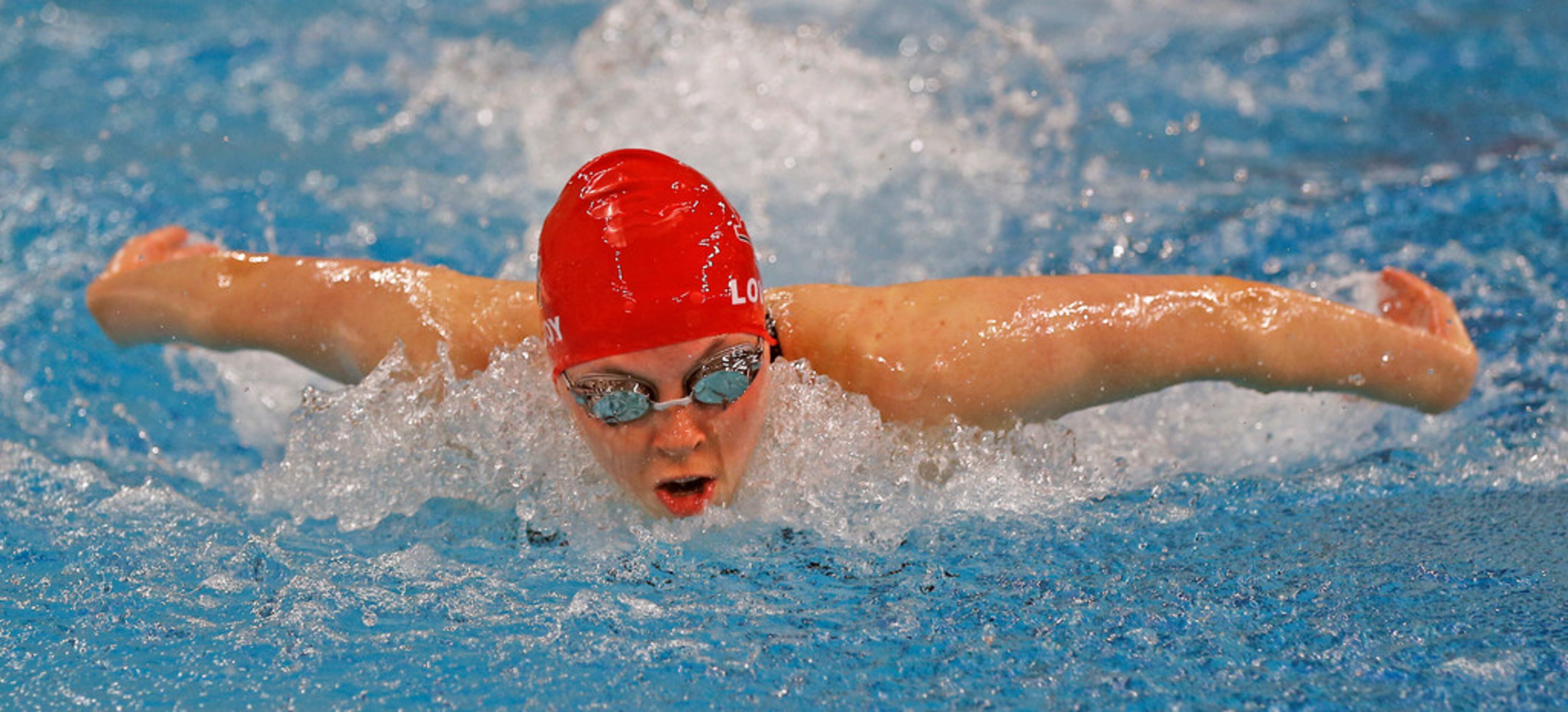 Class 5A preliminaries of the UIL state swimming and diving meet were held in Austin, Texas...