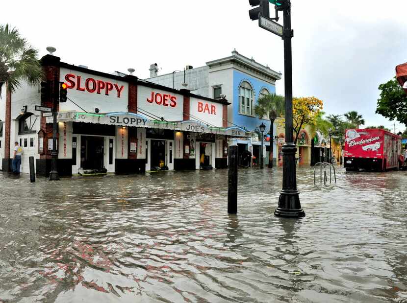 Areas like Florida's Key West are in more danger from both rising sea levels and major...