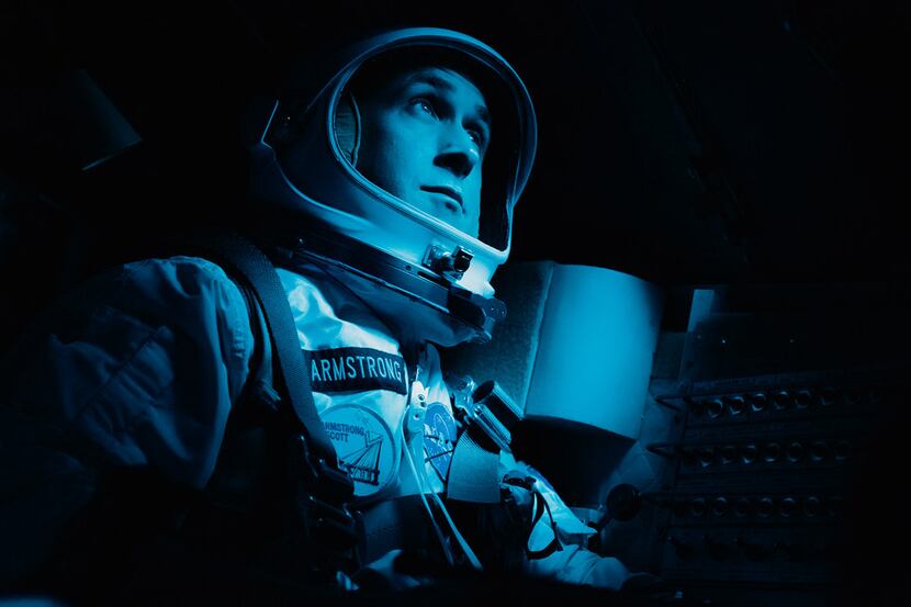 This image released by Universal Pictures shows Ryan Gosling in a scene from "First Man."...