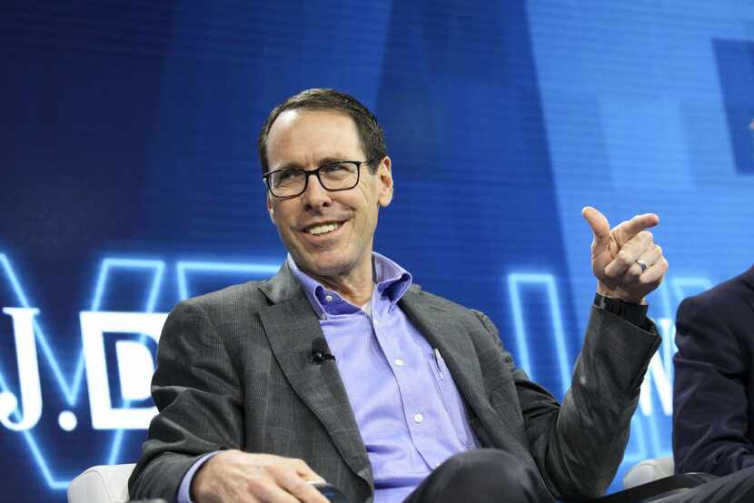 Randall Stephenson, chairman and chief executive officer of AT&T Inc., on Tuesday, Oct. 25,...