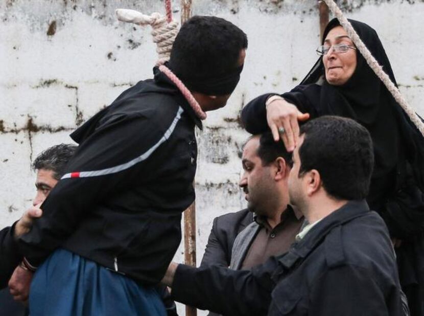 
Samereh Alinejad slapped her son’s killer during his execution ceremony in Iraq, then...