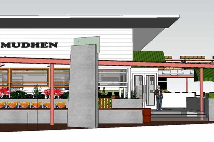 A rendering of the forthcoming Mudhen in the Dallas Farmers Market.