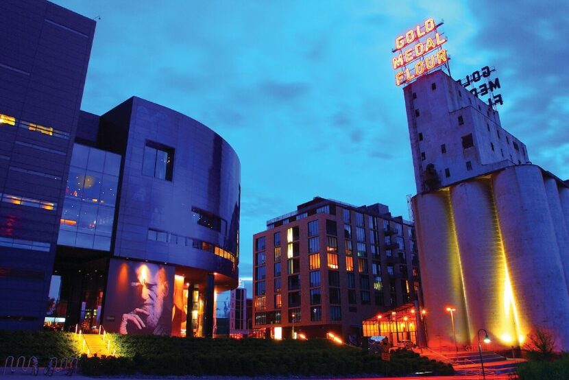 Minneapolis has an interesting mill heritage and gorgeous views at dusk.