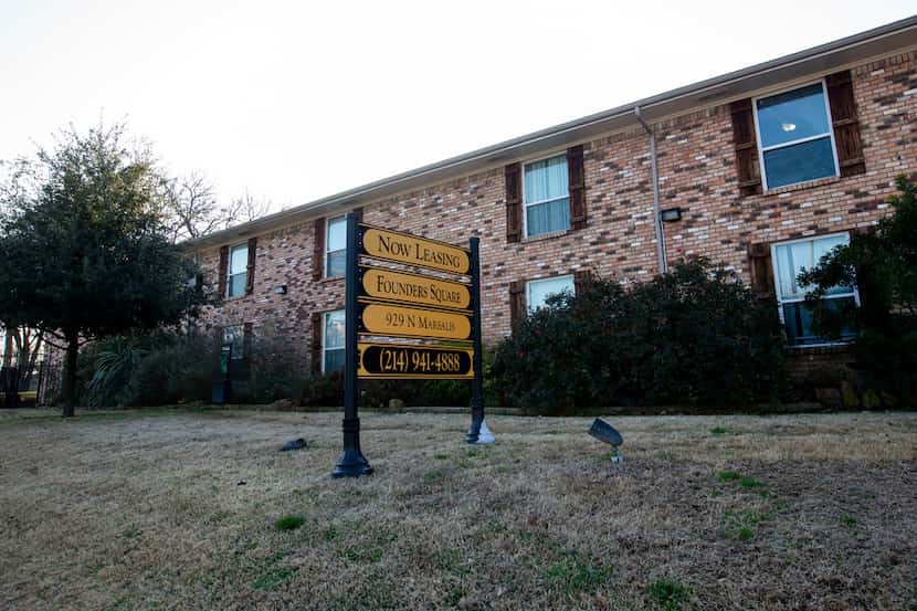 City officials had long coveted the Founders Square apartment complex's land to make...