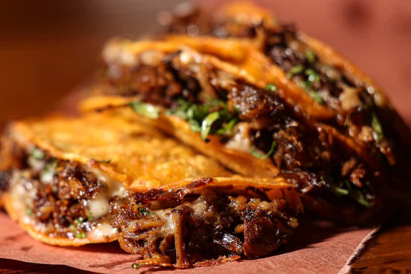 Three of the restaurants on this month's Hot List specialize in tacos. Pictured here are the...