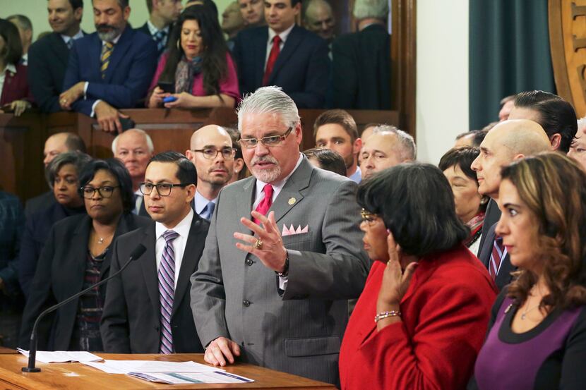 House Public Education Committee Chairman Dan Huberty explains the House's proposed...