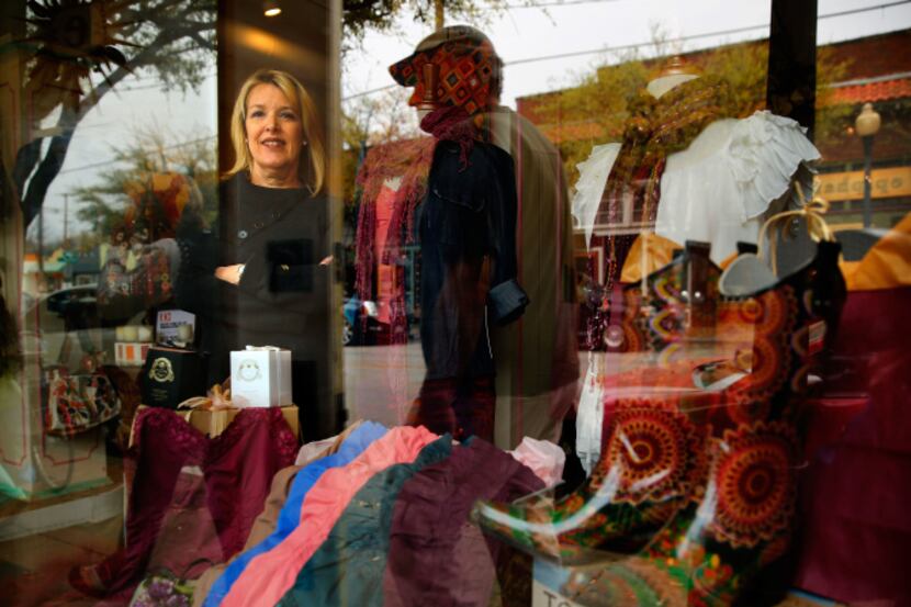 Sherry Andrus, owner of the Epiphany boutiques in the Bishop Arts District, says the police...