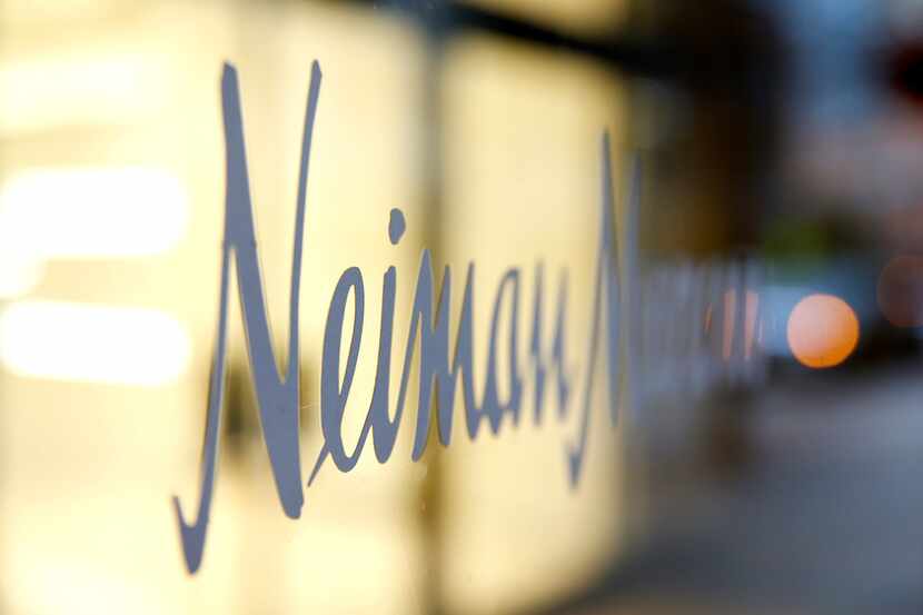 A sign of Neiman Marcus on the store windows in Dallas, Monday, Feb. 5, 2018. (Jae S....