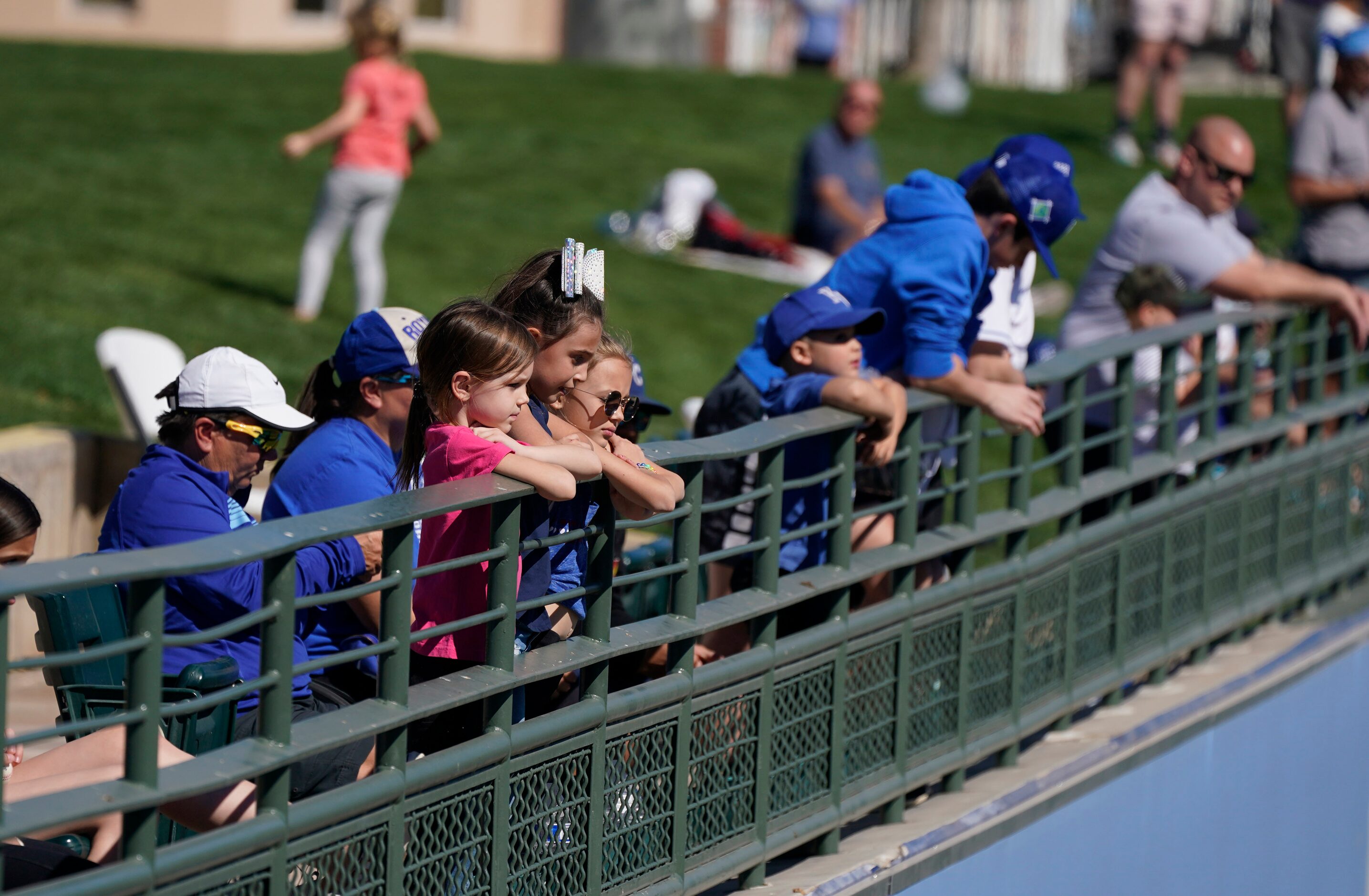 Baseball and their fans are back watching a minor league Spring Training game between the...