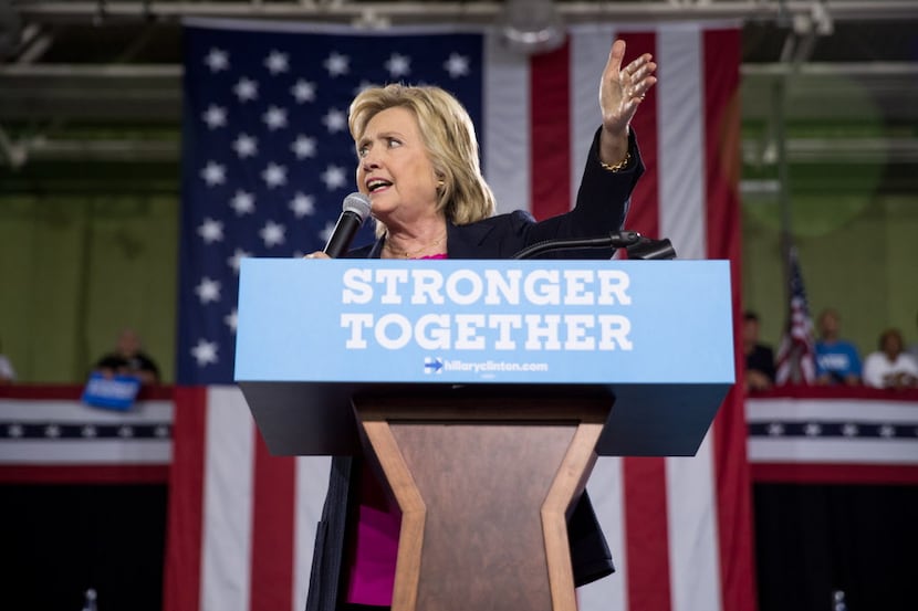 Democratic presidential nominee Hillary Clinton's inability to widen the gap over opponent...