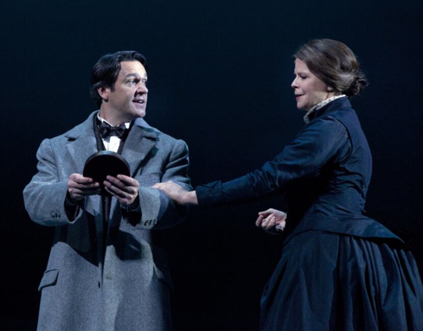 Nathan Gunn and Susan Graham performed in the Dallas Opera's revival of "The Aspern Papers"...