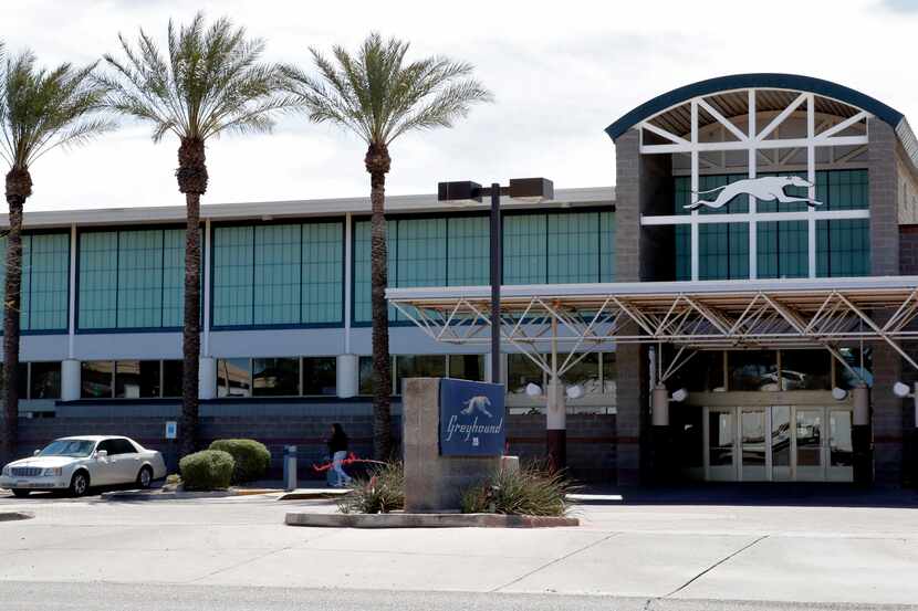 La estación de Greyhound Lines Inc. en el centro de Phoenix, Arizona.(AP)
