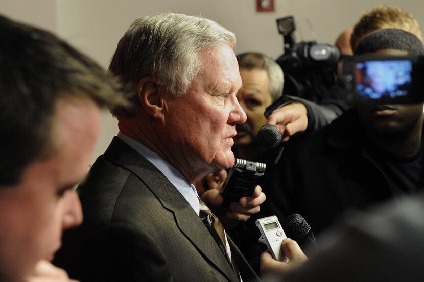 ORG XMIT: TXLUB102 FILE - In this Jan. 10, 2010 file photo, Texas Tech athletic director...