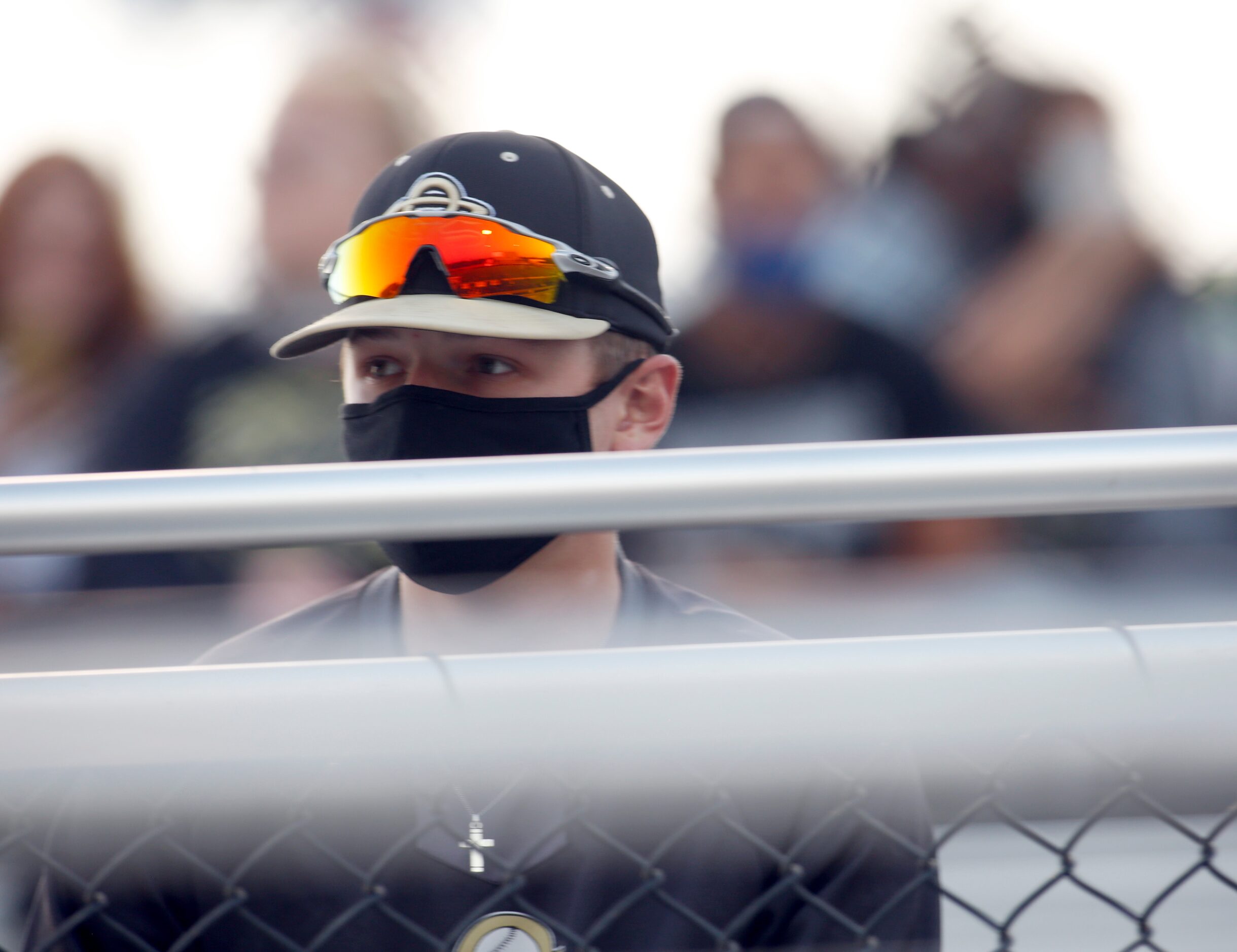 A Royse City fan takes in first quarter action of their game against Frisco Centennial. The...