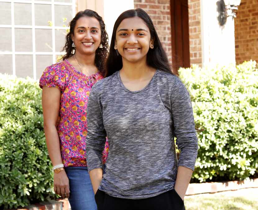 Sunitha Cheruvu, left, and her daughter Jayanti, 14, speak about the impact of watching...