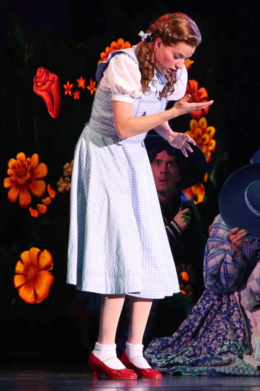 Dorothy (Danielle Wade) performs in opening night of Dallas Summer Musicals The Wizard of Oz...