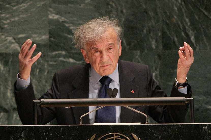Author and Nobel Peace Prize recipient Elie Wiesel addressed the United Nations General...