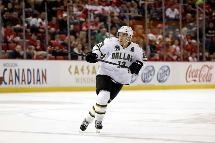 Dallas Stars wing Ray Whitney (13) skates against the Detroit Red Wings in the first period...