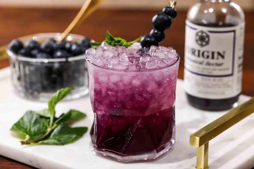 Purple Passion, an alcohol-free beverage by Beth Hutson from The Elevated Elixir