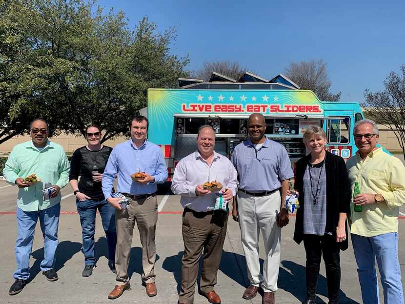 Premier Nationwide Lending had a food truck come to its corporate office for lunch in the...