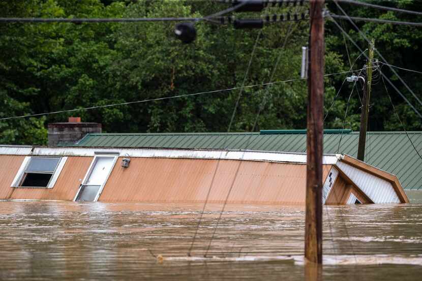 Inundaciones en Lost Creek, Kentucky, el jueves 28 de julio de 2022.