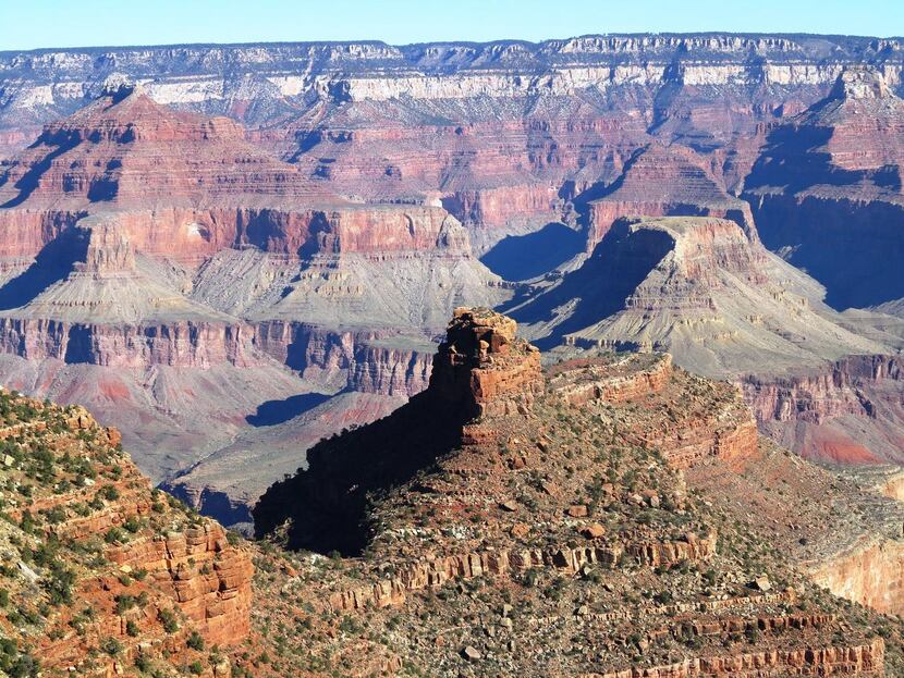 
From the South Rim, visitors can take in striking views of the Grand Canyon and reflect on...
